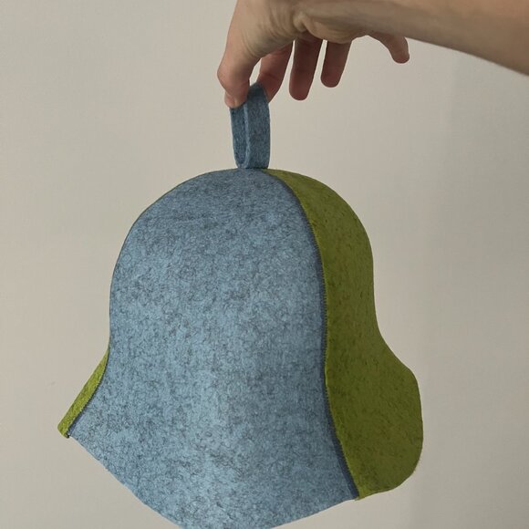 Handmade Wool Felt Sauna Hats - Picture 2 of 5